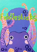 Small Acrylic Painting of Fiddlesticks Octopus