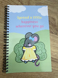 Mouse A5 Journal Spiral Bound Notebook