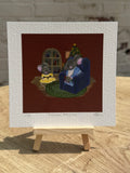 Mice Christmas Storytime Art Print